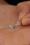 Heliophilia Silver Pendientes en Plata de Ley 925 - Azul